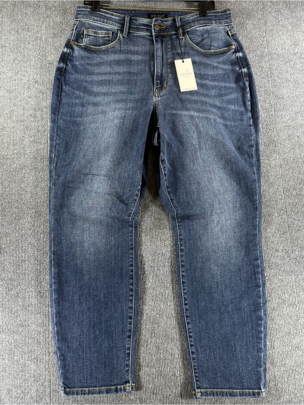 Judy Blue Jeans Plus Size 14W JB82549DK High Waist Shield Pocket Slim Denim Boho